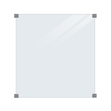Glasstaket PLUS Klarglas 90x91 Inkl 4 st Beslag