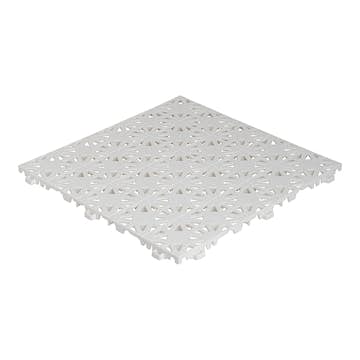 Golvplatta Hestraplattan Hestra Snow White Golvtrall i Plast