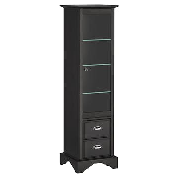 Golvskåp DuoBad Sekel med Lådor och Klarglasdörr