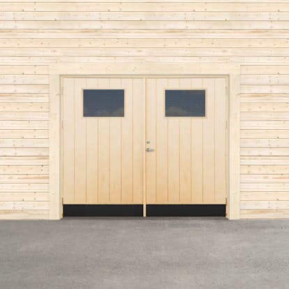 Garageport Sveadörren Varm Cotswold Obehandlad