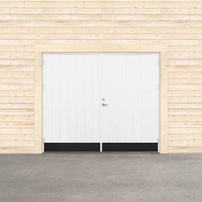 Garageport Sveadörren Kall Grundmålad