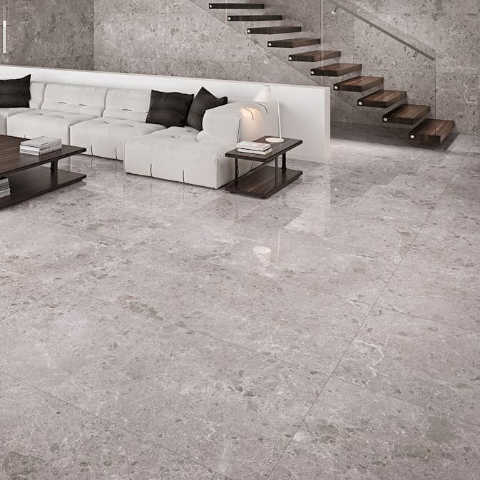 Klinker Tenfors Artic Gris Marmor Blank 78x158 cm