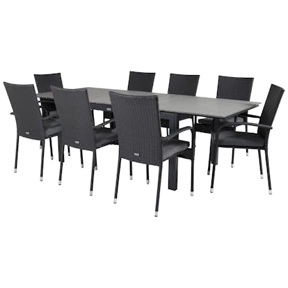 Matgrupp Venture Home Lova 160/240 med 8 Asta Stolar