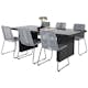 Matgrupp Venture Design Pishi 200 med 6 Leon Stolar
