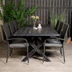 Matgrupp Venture Home Rossi 200 med 6 Asta Stolar