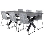 Matgrupp Venture Home Rossi 200 med 6 Leon Matstolar