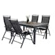Matgrupp Venture Home Lova 160/240 med 4 Aleyna Stolar