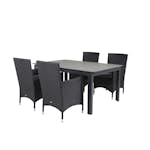 Matgrupp Venture Home Lova 160/240 med 4 Milwa Stolar