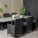Matgrupp Venture Home Lova 160/240 med 6 Milwa Stolar
