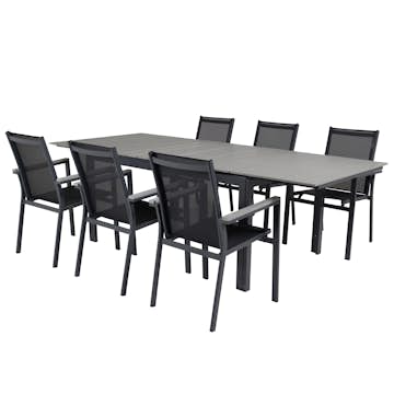 Matgrupp Venture Home Lova 160/240 med 6 Pincy Stolar