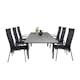 Matgrupp Venture Home Lova 160/240 med 6 Copacabana Stolar