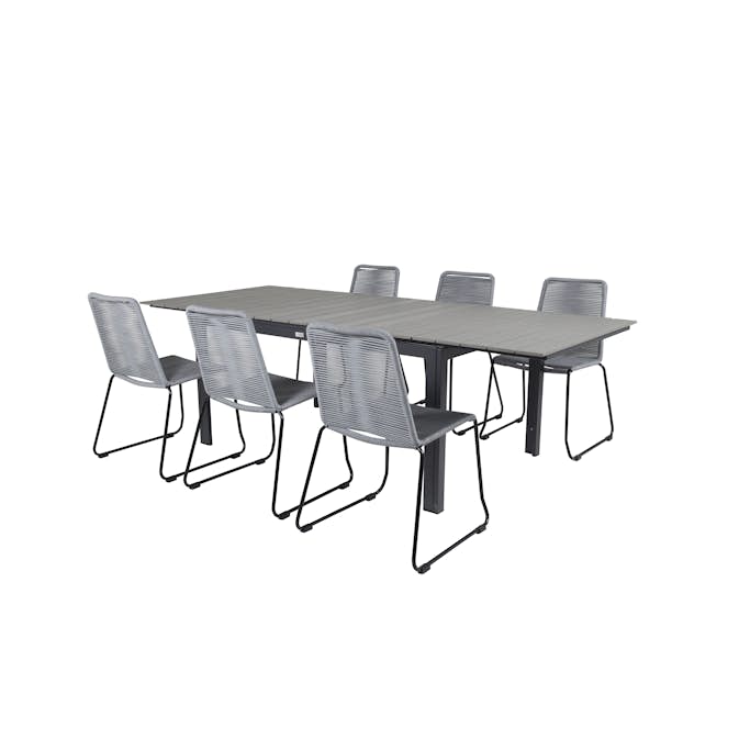 Matgrupp Venture Home Lova 160/240 med 6 Leon Stolar