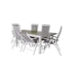 Matgrupp Venture Design Aleyna 160/240 med 6 Stolar