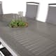 Matgrupp Venture Design Aleyna 160/240 med 6 Stolar