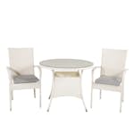 Matgrupp Venture Home Virda Ø 90 med 2 Asta Stolar