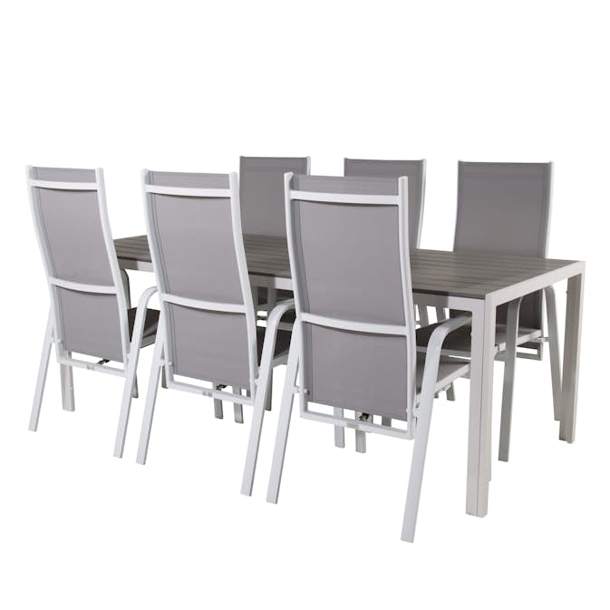 Matgrupp Utomhus Venture Home Break med 6 Copacabana Trädgårdsstolar