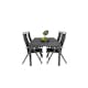 Matgrupp Venture Design Madrid 160/240 med 4 Aleyna Stolar