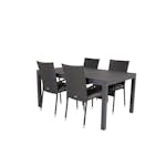 Matgrupp Venture Home Madrid 160/240 med 4 Asta Stolar