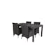 Matgrupp Venture Home Madrid 160/240 med 4 Kira Stolar