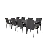 Matgrupp Venture Home Madrid 160/240 med 8 Asta Stolar