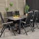 Matgrupp Venture Design Aleyna 160/240 med 6 Stolar