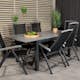Matgrupp Venture Design Aleyna 160/240 med 6 Stolar