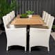 Matgrupp Venture Design Perla 160/240 med 8 Milwa Stolar