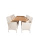 Matgrupp Venture Design Perla 160/240 med 8 Milwa Stolar