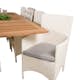 Matgrupp Venture Design Perla 160/240 med 8 Milwa Stolar