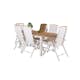 Matgrupp Venture Design Perla 152/210 med 6 Stolar