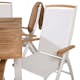 Matgrupp Venture Design Perla 152/210 med 6 Stolar