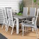 Matgrupp Venture Home Aleyna 152/210 med 6 Copacabana Stolar