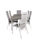 Matgrupp Venture Home Aleyna 152/210 med 6 Copacabana Stolar
