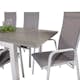 Matgrupp Venture Home Aleyna 152/210 med 6 Copacabana Stolar