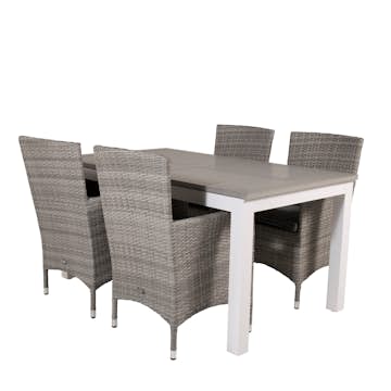 Matgrupp Venture Home Aleyna 152/210 med 4 Milwa Stolar