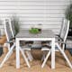 Matgrupp Venture Home Aleyna 152/210 med 4 Stolar