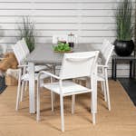 Matgrupp Venture Home Aleyna 152/210 med 6 Siri Karmstolar