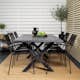Matgrupp Venture Home Rossi 200 med 6 Leon Karmstolar
