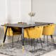 Matgrupp furniture/fashion Disa med 4 Limhamn Rektangulär Stolar