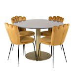 Matgrupp furniture/fashion Ester med 4 Limhamn Light Stolar