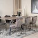 Matgrupp furniture/fashion Madde med 6 Limhamn Light Stolar