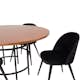 Matgrupp furniture/fashion Copenhagen med 4 Valentina Sammet Stolar