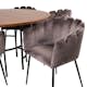 Matgrupp furniture/fashion Copenhagen med 6 Gråa Limhamn Stolar