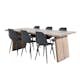 Matgrupp Venture Home Lotus med 6 Pop Stolar