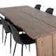 Matgrupp Venture Home Lotus med 6 Pop Stolar