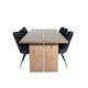 Matgrupp Venture Home Lotus med 6 Vera Stolar Sammet