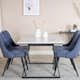 Matgrupp Venture Home Estelle 140 med 4 Vera Stolar PolyEstelletyg