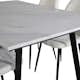 Matgrupp Venture Home Estelle 140 med 4 Pooya Stolar