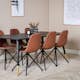 Matgrupp Venture Home Dipp med 6 Polar Snurr Stolar