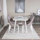 Matgrupp Venture Home Pobbie med 4 Laura Stolar Polyestertyg